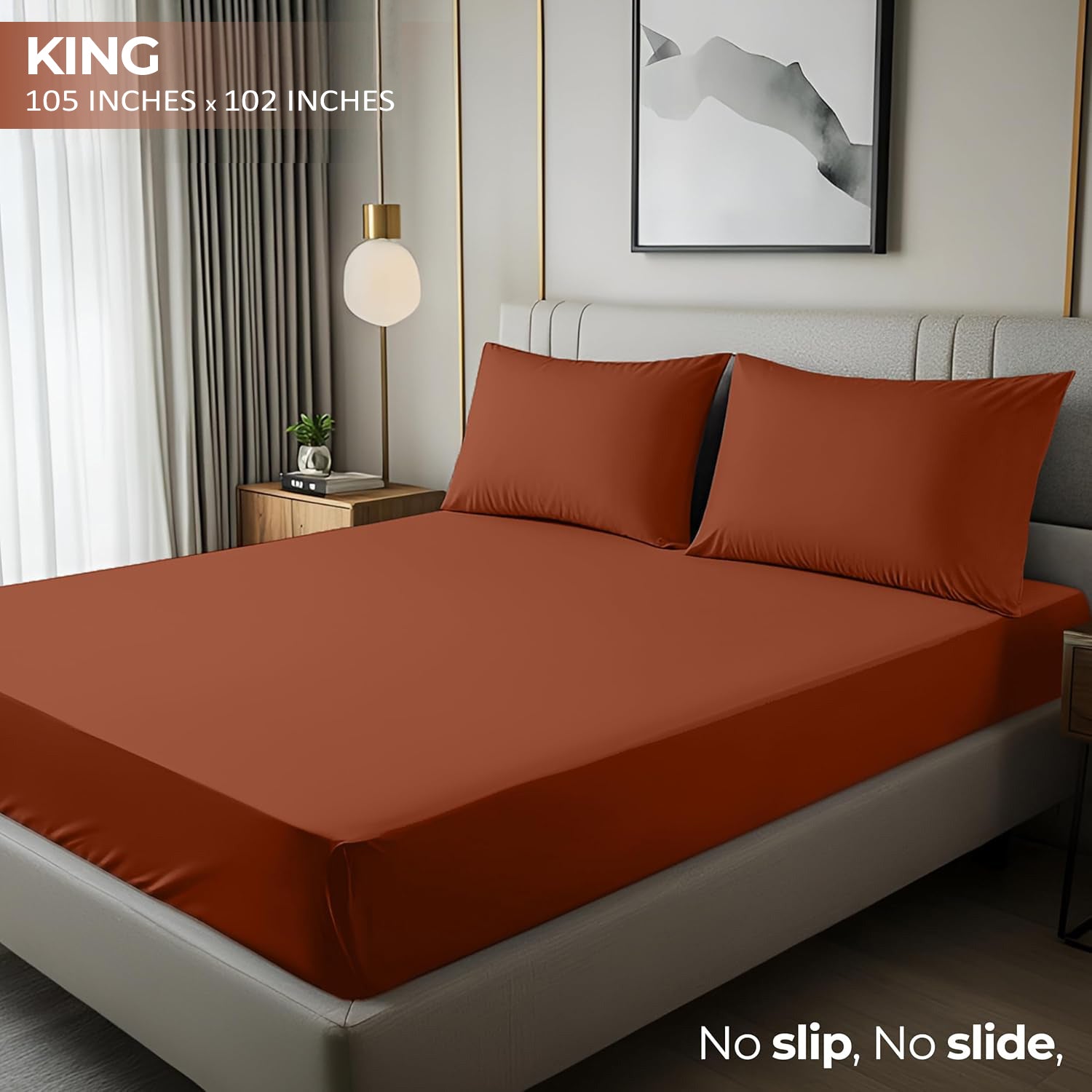3 Piece Bed Sheets, Soft and Breathable Microfiber, Includes 1 Flat Sheet and 2 Pillowcases Fast Forward
