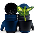 Extra Large Plant Pots with Drainage: Two Vibrant Colors, Ideal for Indoor Planters - Explore Multi-Packs for Plastic Planters