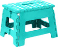foldable step stool for kids lightweight plastic stool for bathroom and kitchen detail view