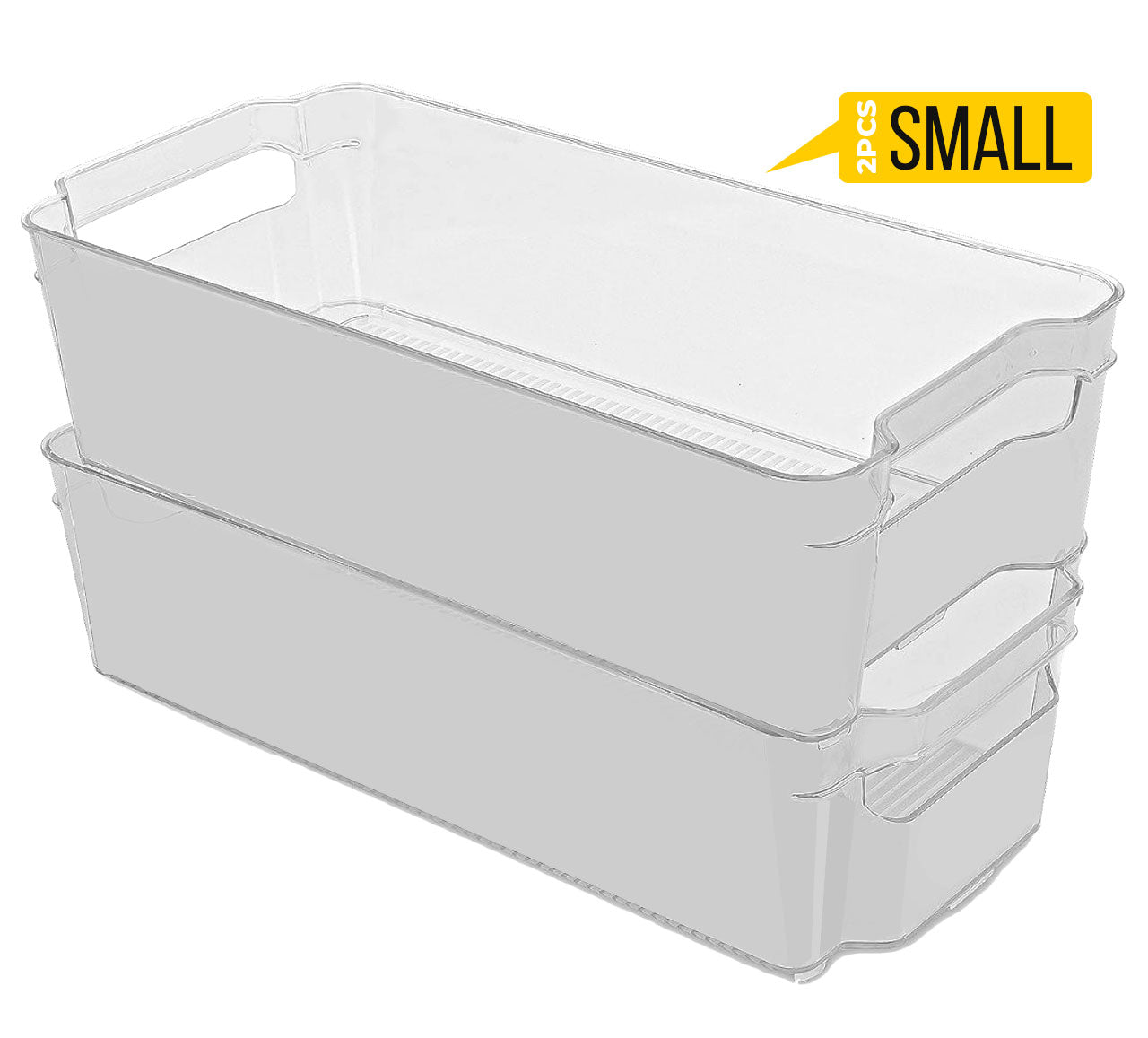 Fridge Organizer 2 Refrigerator Organizer Bins Storage Bins for Freezers Countertops and Cabinets Pantry Organization Fast Forward