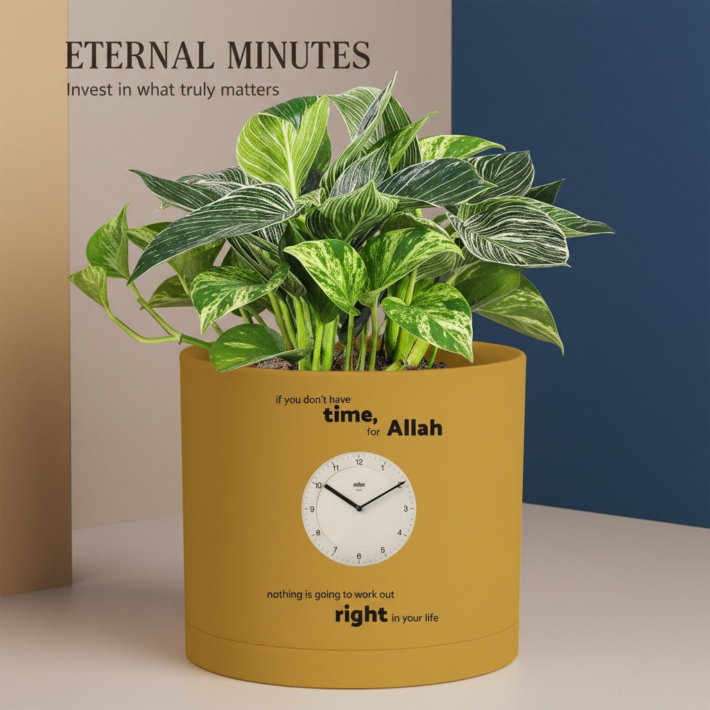 Modern Art Planter Pots with Drainage & Saucer 6-Inch – Custom Trendy Designs