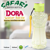 Safari Dora Water Bottle - 525 ML: Embrace Elegance and Comfort! BPA-Free, Designed for Girls. Stylish Lady Shape with Strong Grip Strap Safari Bottles