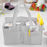 Diaper Caddy Organizer: Foldable Storage Bag with Multi Pockets and Flexible Compartments