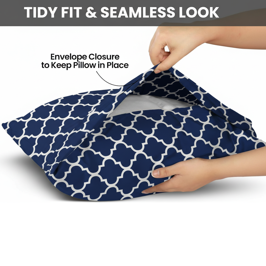 Pillowcases Printed 2 Pack Envelope Closure Pillow Covers