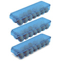 14 egg container for refrigerator with lid and handle clear fridge egg holder size view