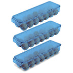 14 egg container for refrigerator with lid and handle clear fridge egg holder size view