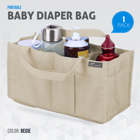 Diaper Caddy Organizer: Foldable Storage Bag with Multi Pockets and Flexible Compartments Fast Forward