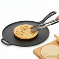 11.5-Inch Pre-Seasoned Cast Iron Tawa – Dosa Pan & Pizza Pan Fast Forward
