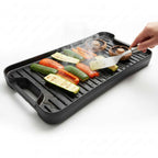 Pre-Seasoned Cast Iron Reversible Grill & Griddle Pan – Even Heat Distribution, 12-Inch Fast Forward
