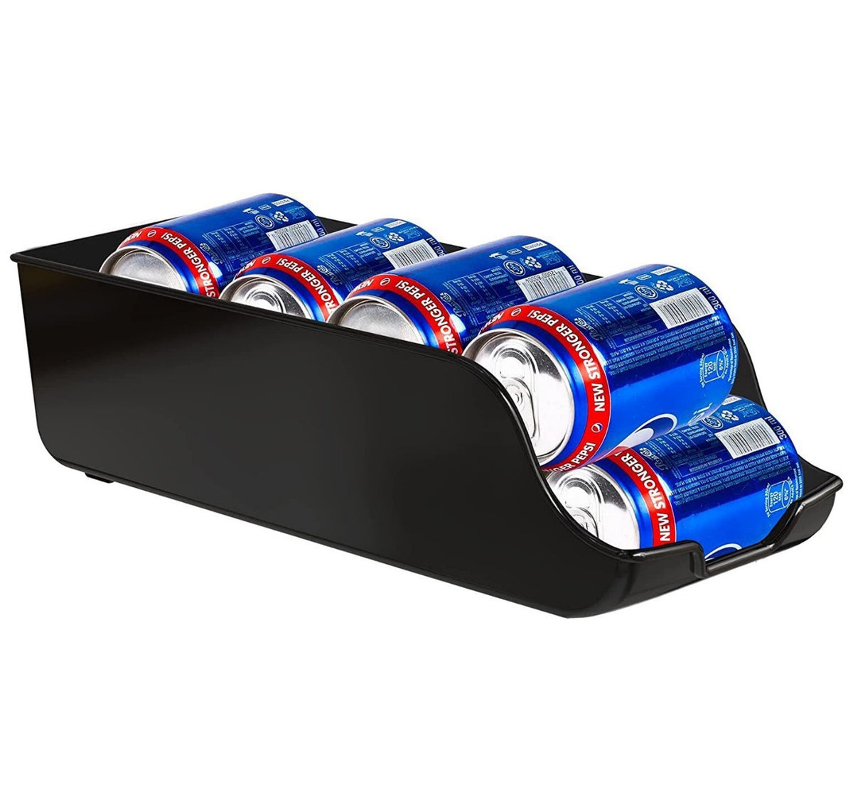 Soda Can Dispenser For Refrigerator: Clear Can Organizer Fast Forward