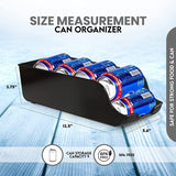 Soda Can Dispenser For Refrigerator: Clear Can Organizer Fast Forward