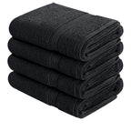 Premium Hand Towels Set, 16 by 28 inches, 100% Ring Spun Cotton, Ultra Soft and Highly Absorbent 600GSM Towels 16 X 28 inches Pack of 4