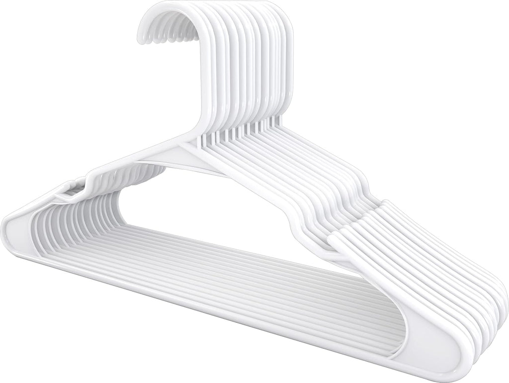 Plastic Hangers for Clothes Space Saving Notched Hangers Pack of 10 Fast Forward