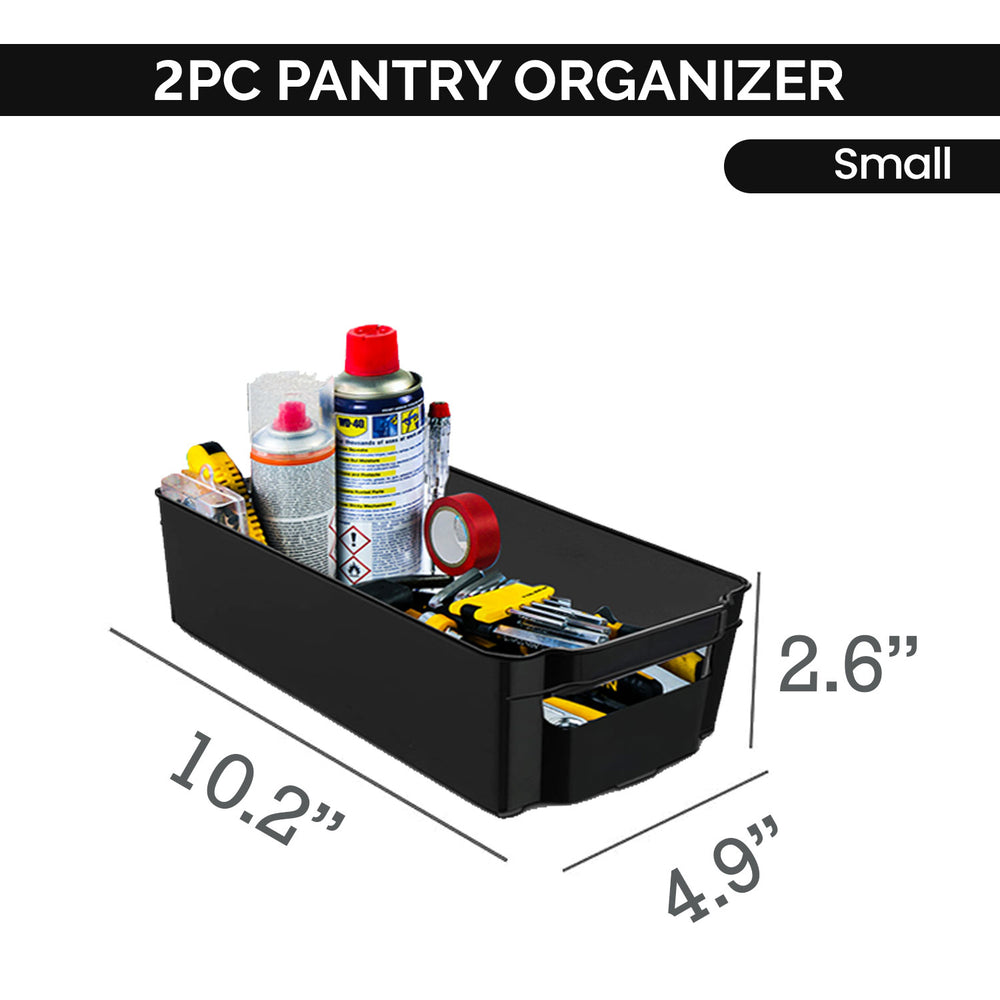 Fridge Organizer 2 Refrigerator Organizer Bins Storage Bins for Freezers Countertops and Cabinets Pantry Organization Fast Forward