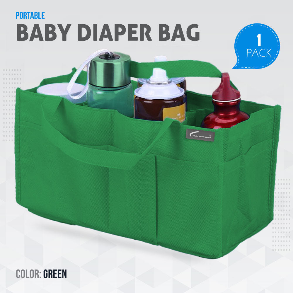 Diaper Caddy Organizer: Foldable Storage Bag with Multi Pockets and Flexible Compartments Fast Forward