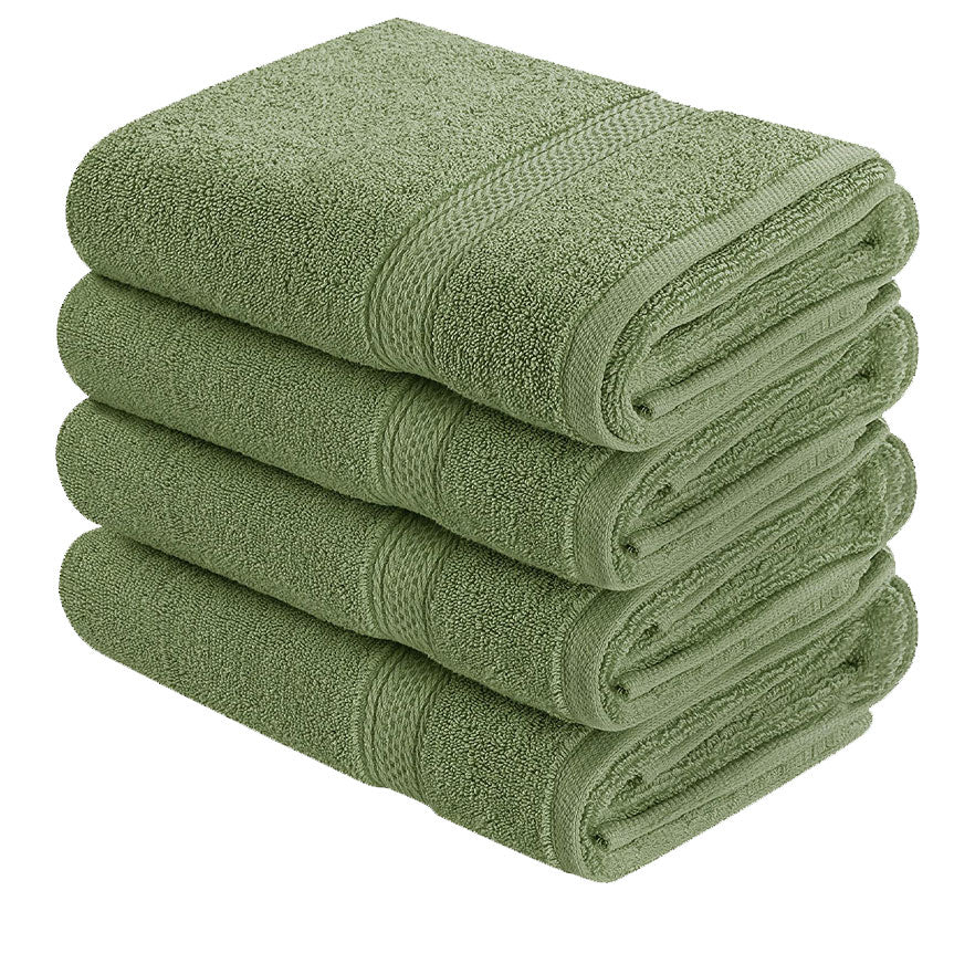 Premium Hand Towels Set, 16 by 28 inches, 100% Ring Spun Cotton, Ultra Soft and Highly Absorbent 600GSM Towels 16 X 28 inches Pack of 4