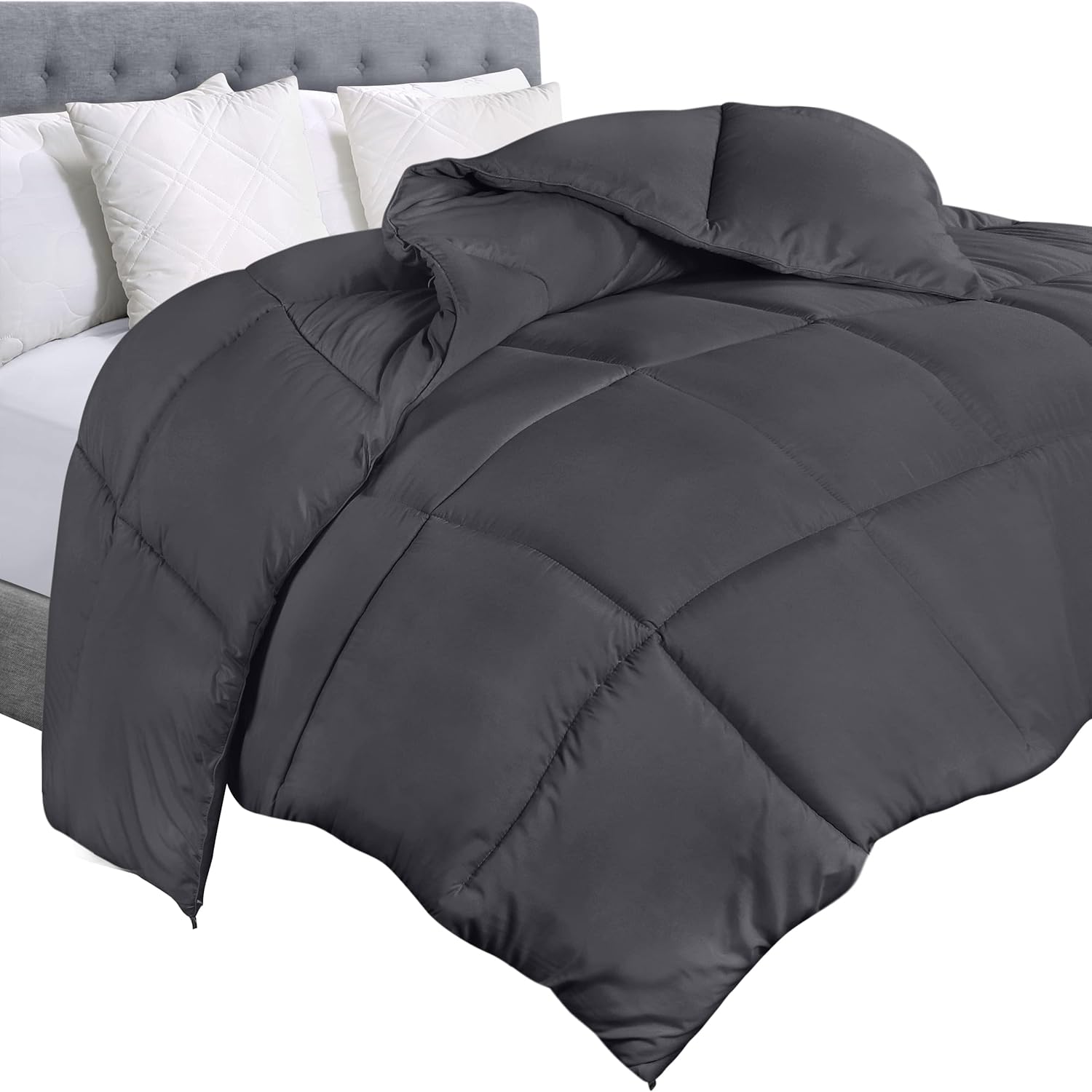 Comforter Razai Ultra Soft Down Alternative Comforter - Plush Siliconized Fiberfill Duvet Insert - Box Stitched All Season