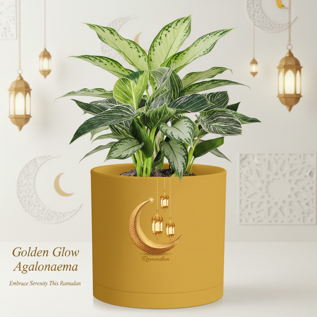 Modern Art Planter Pots with Drainage & Saucer 6-Inch – Custom Trendy Designs