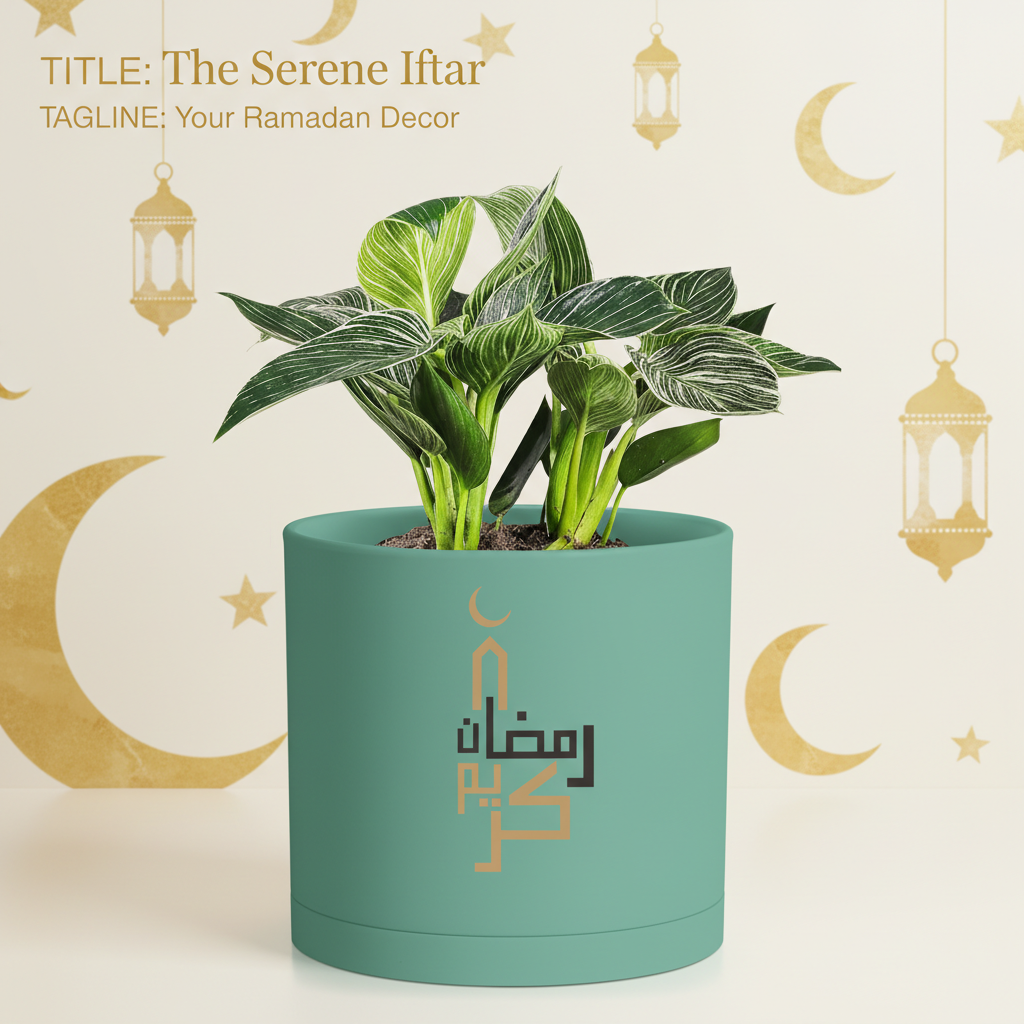 Modern Art Planter Pots with Drainage & Saucer 6-Inch – Custom Trendy Designs