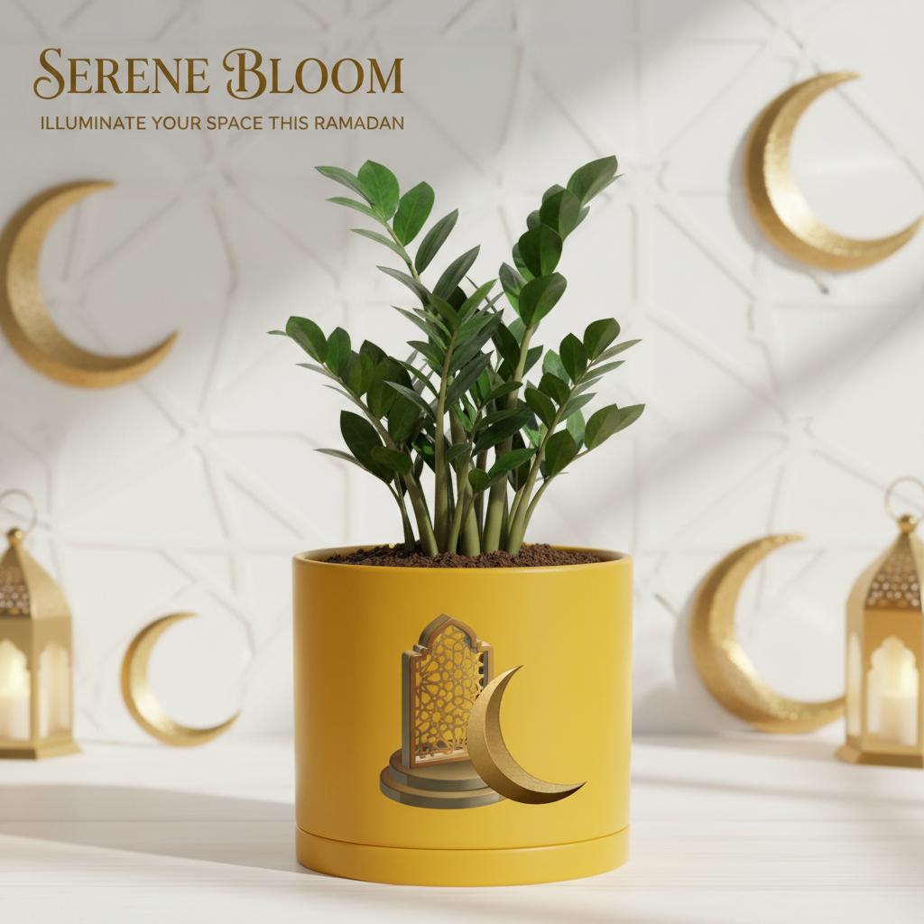 Modern Art Planter Pots with Drainage & Saucer 6-Inch – Custom Trendy Designs