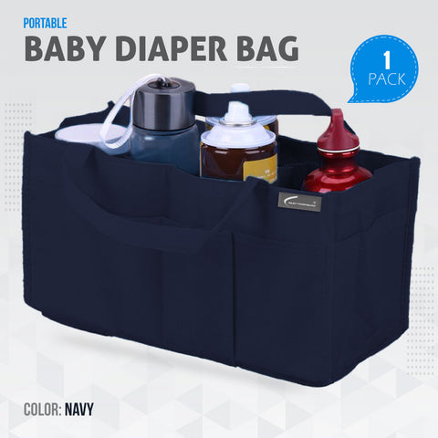 Diaper Caddy Organizer: Foldable Storage Bag with Multi Pockets and Flexible Compartments Fast Forward