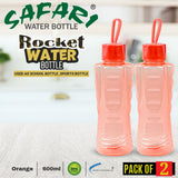 Stay Hydrated on the Go with Safari Rocket Water Bottle - 600 ML, BPA-Free, Anti-Slip Design Safari Bottles