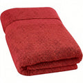jumbo bath sheet 35x70 inch 600 gsm extra large cotton bath towel - white