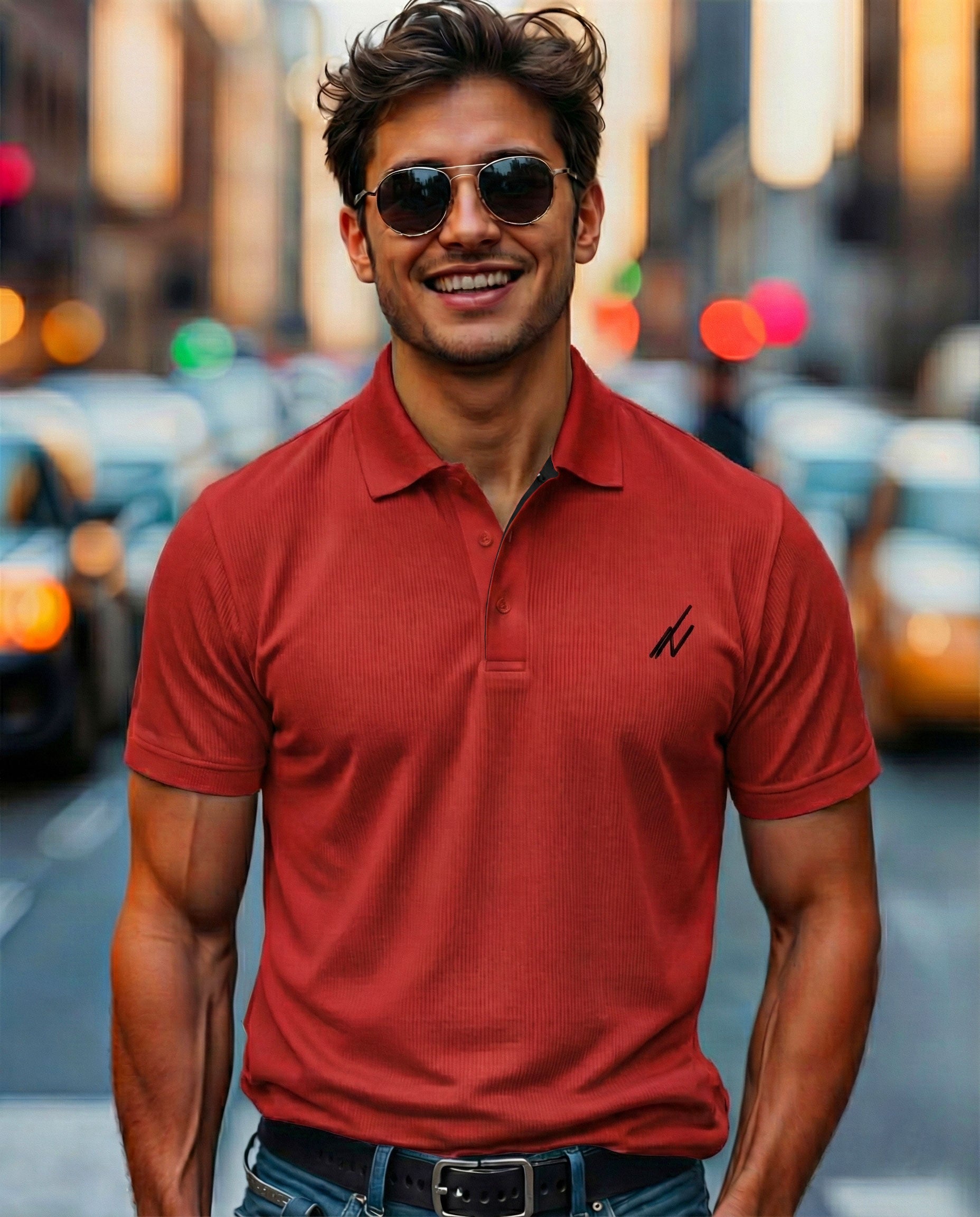 Golf Polo Shirt Regular Fit Moisture Wicking Quick Dry Performance Short Sleeves Polo Fast Forward