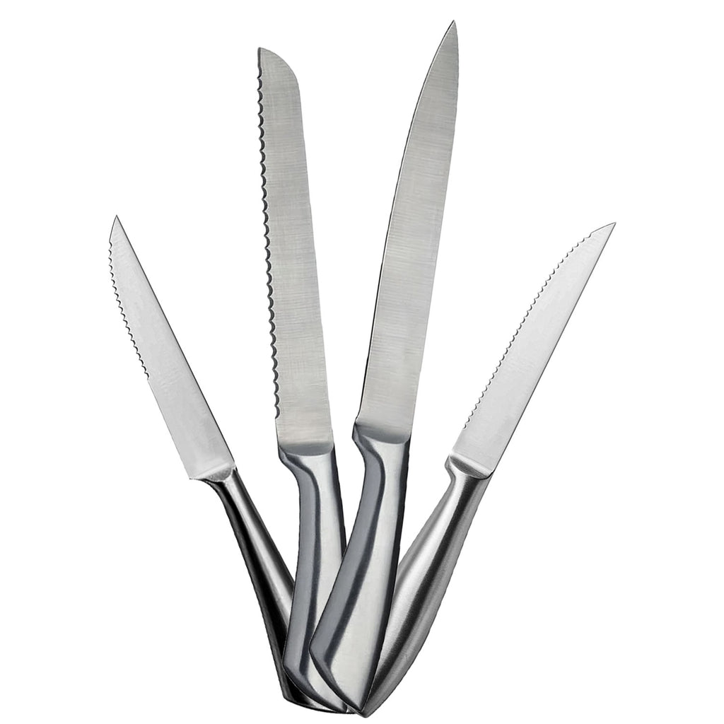 Stainless Steel Chef's Knife Set — 4-Piece Professional Kitchen Knives Fast Forward