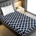 Plush Quilted Mattress Pad with Soft Fibrefill Elastic Fitted Mattress Topper Protector and Cover with Deep Pocket Stretches up to 16 Inches Fast Forward