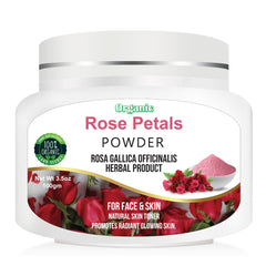Rose Petals Cosmetic Grade Powder 100% Pure Natural Powder Great For Skin Detox, Rejuvenation, and More Heal Damaged Skin 100 gm Land Secret