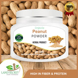 Peanut Powder 100% Natural Enhances Your Recipes High in Valuable Nutrition & Fiber 100 gm Land Secret