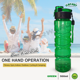 Bravo MAX Water Bottle With Leak Proof Flip Top BPA Free For Fitness Gym Indoor Outdoor Safari Bottles