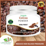 Organic Cacao Powder, Dutch-Process Cocoa Powder, Baking Cocoa Powder, % 100 Natural 100 gm Land Secret