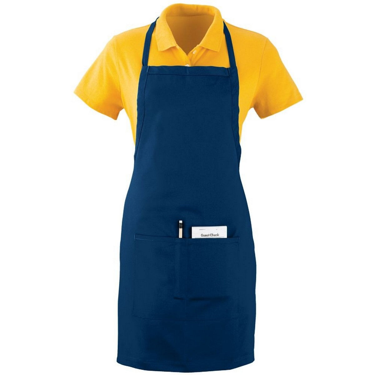 Apron with 2 Pockets Adjustable Bib & Neck Strap with Extra Long Ties Pack of 2 Fast Forward