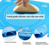Large Silicone Baking Mat Thickening Flour Rolling Scale Mat Kneading Dough Pad Fast Forward