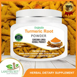 Turmeric Root Powder HALDI  Herbs & Spices for Energy & Supports Joint Mobility & Stress Reduction 100 gm Land Secret