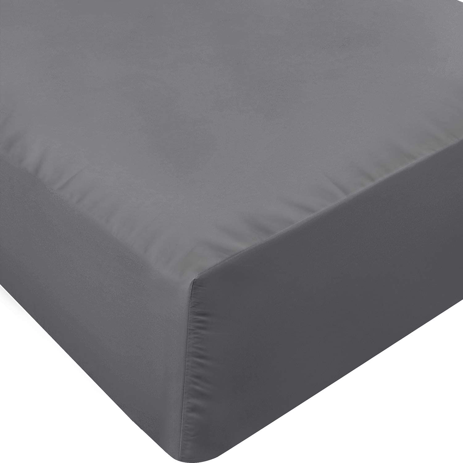 Fitted Bed Sheet - Bottom Sheet - Deep Pocket - Soft Microfiber 1 Fitted Sheet Only Fast Forward