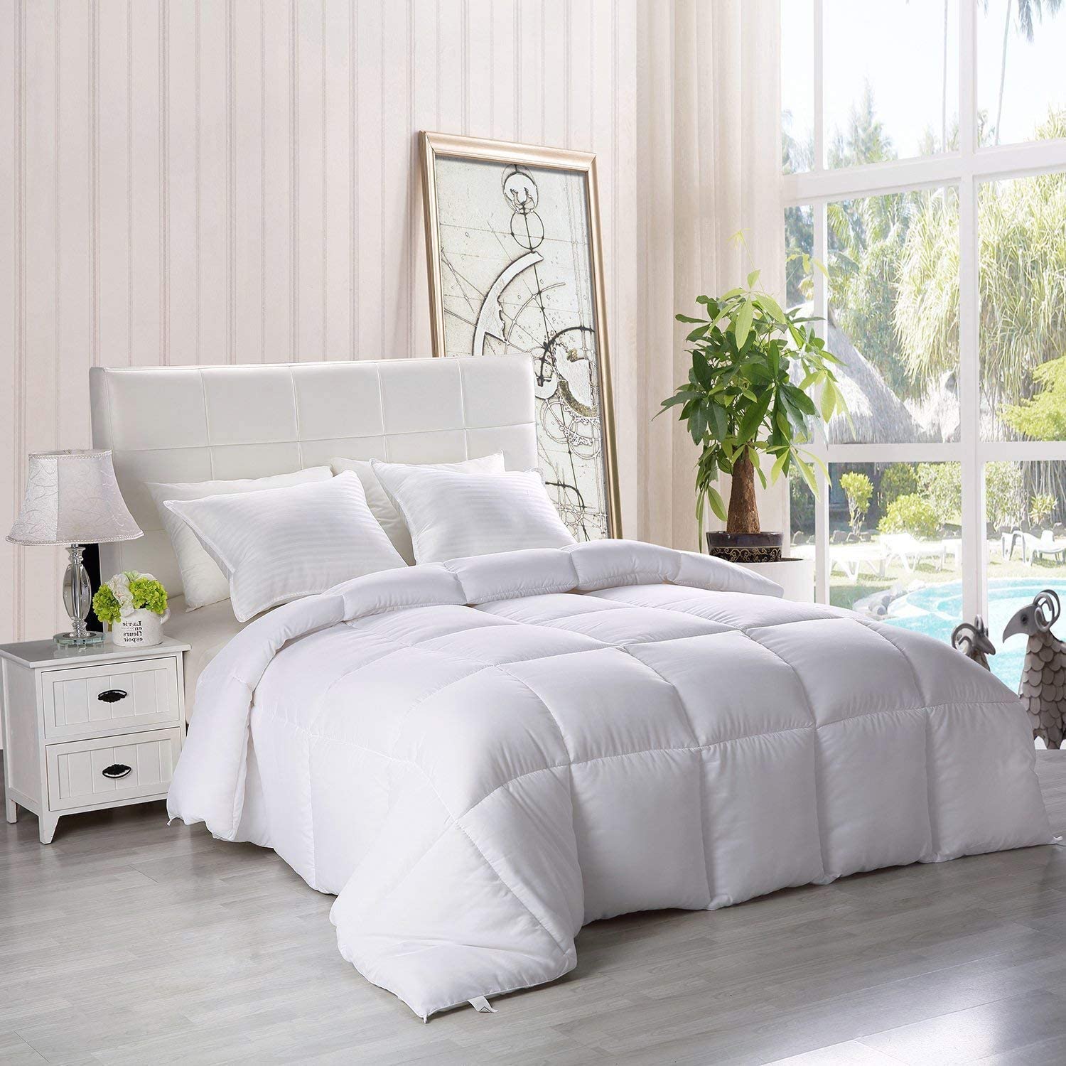 Comforter Razai Ultra Soft Down Alternative Comforter - Plush Siliconized Fiberfill Duvet Insert - Box Stitched All Season Fast Forward