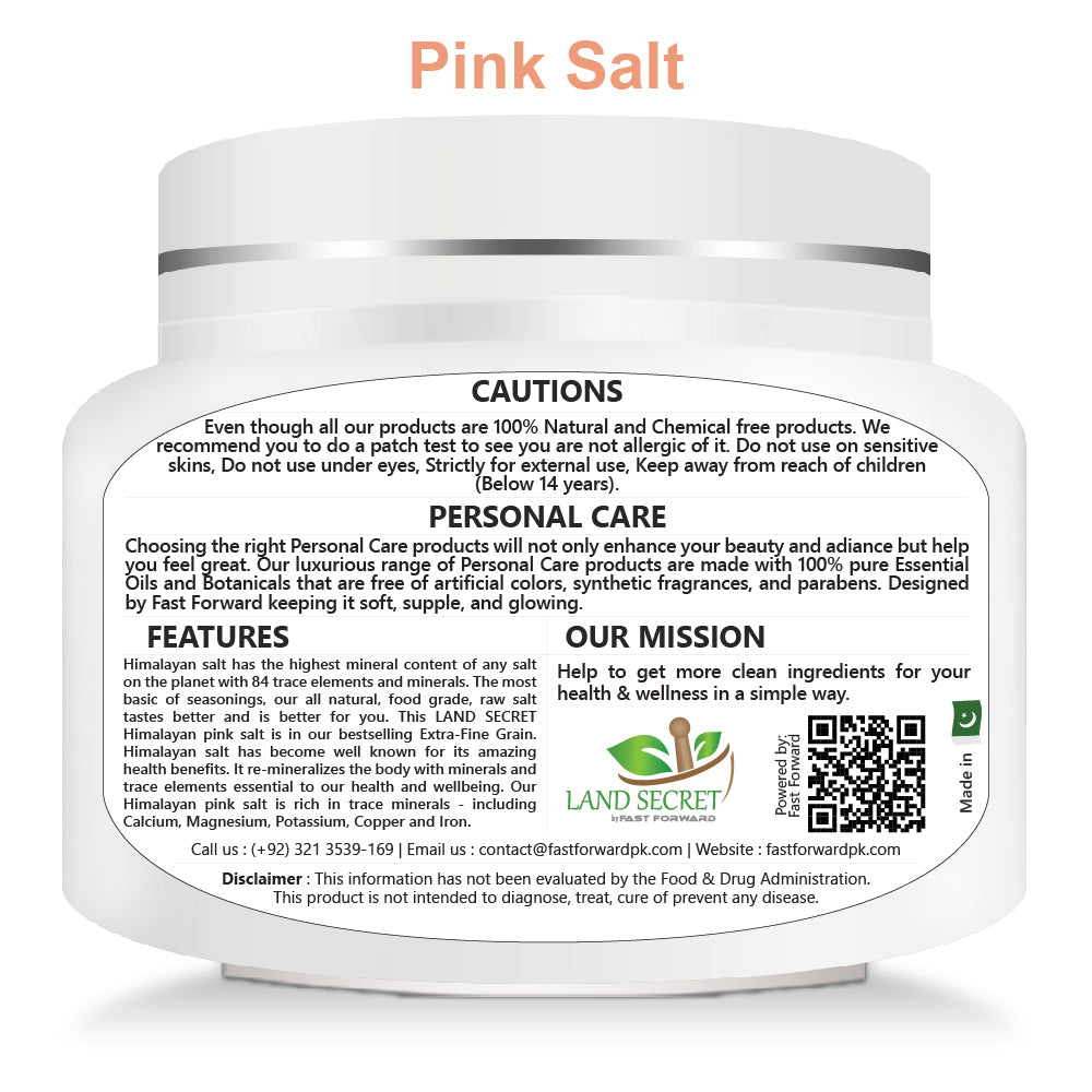 Pink Salt / Himalayan Salt Rich in Nutrients and Minerals to Improve Your Health Land Secret