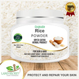 Rice Powder Skin Brighter Whiter Exfoliate Lighten Pigment Blemish Marks 100 gm Land Secret