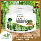 Karela Powder Blood Sugar Control, Healthy Eyesight 100 gm Land Secret