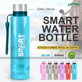 Safari Smart Water Bottle With Stainless Steel Cap For Out Door Climbing Travel Camping  800 ml Safari Bottles
