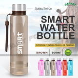 Safari Smart Water Bottle With Stainless Steel Cap For Out Door Climbing Travel Camping  800 ml Safari Bottles