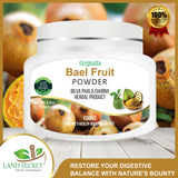 Bael Fruit Powder - Natural and Nutritious Dietary Supplement for Digestive Health 100g Land Secret