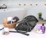 Bathrobes For Men Fleece Hooded Dressing Gown Super Soft Cozy Hooded Plush Loungewear Fast Forward