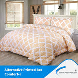 Comforter Printed Shams Luxurious Brushed Microfiber Soft and Comfortable Fast Forward