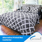 Comforter Printed Shams Luxurious Brushed Microfiber Soft and Comfortable Fast Forward