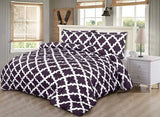 Comforter Printed Shams Luxurious Brushed Microfiber Soft and Comfortable Fast Forward