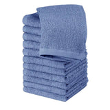 Luxury Cotton Washcloth Towel Set Champagne 12x12 100% Cotton 12 Pack Fast Forward